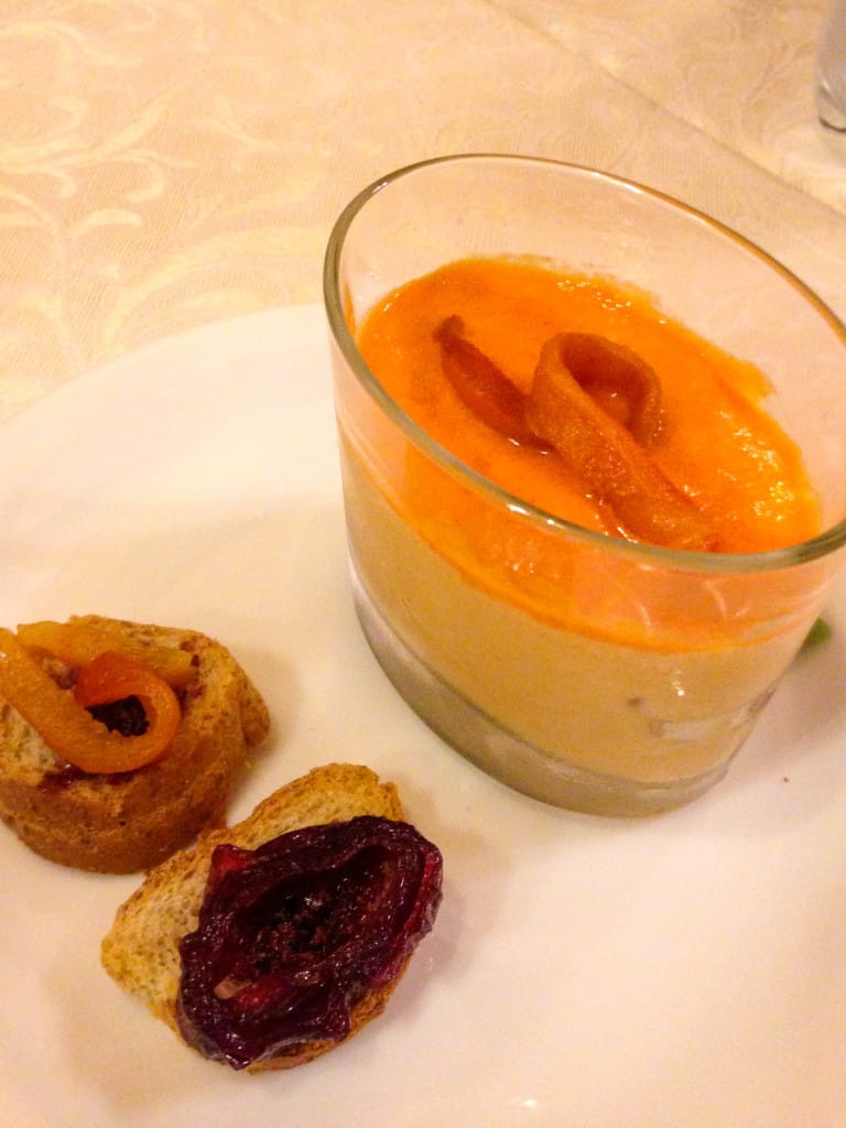 Roasted Pepper Tiramisu in Torino, Italy