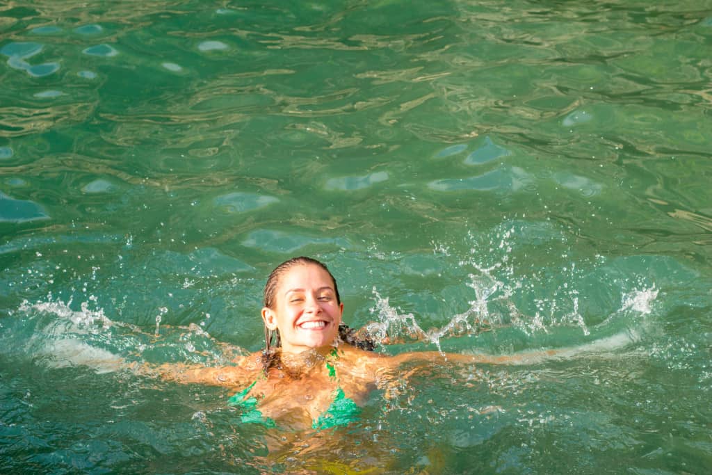 Swimming Hole in Manarola, Cinque Terre, Italy