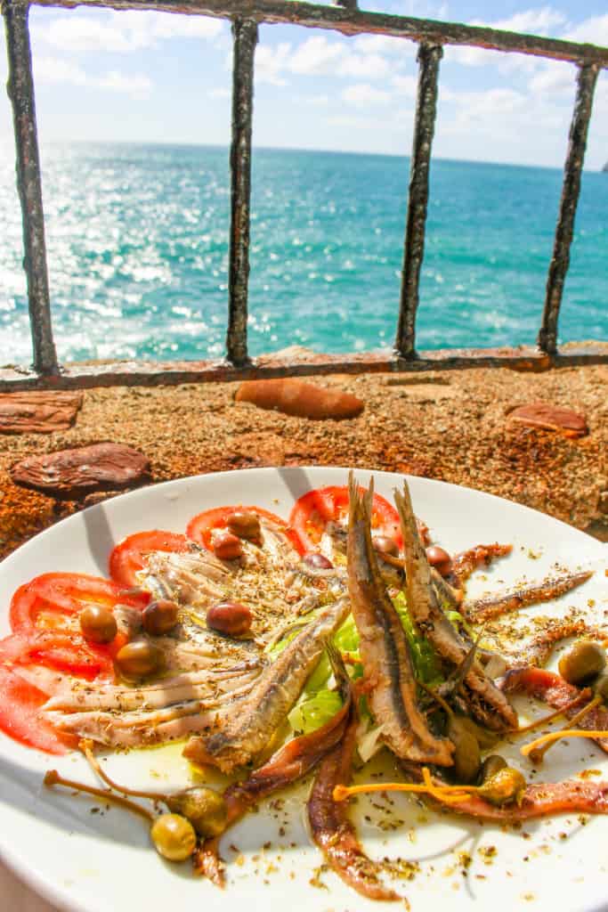 Mixed Anchovies in Vernazza, Cinque Terre, Italy