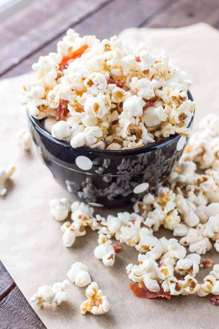 Truffled Popcorn with Parmesan + Prosciutto (Video!)