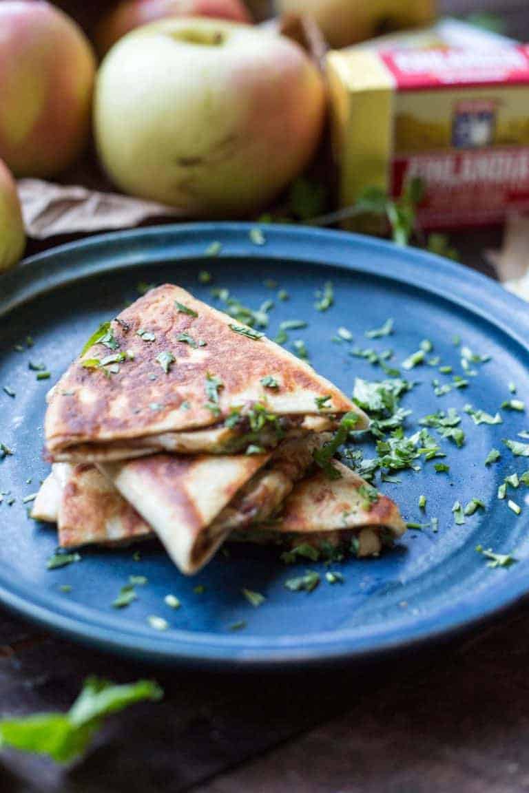 Apple Butter Quesadillas (Video!) | ColeyCooks.com