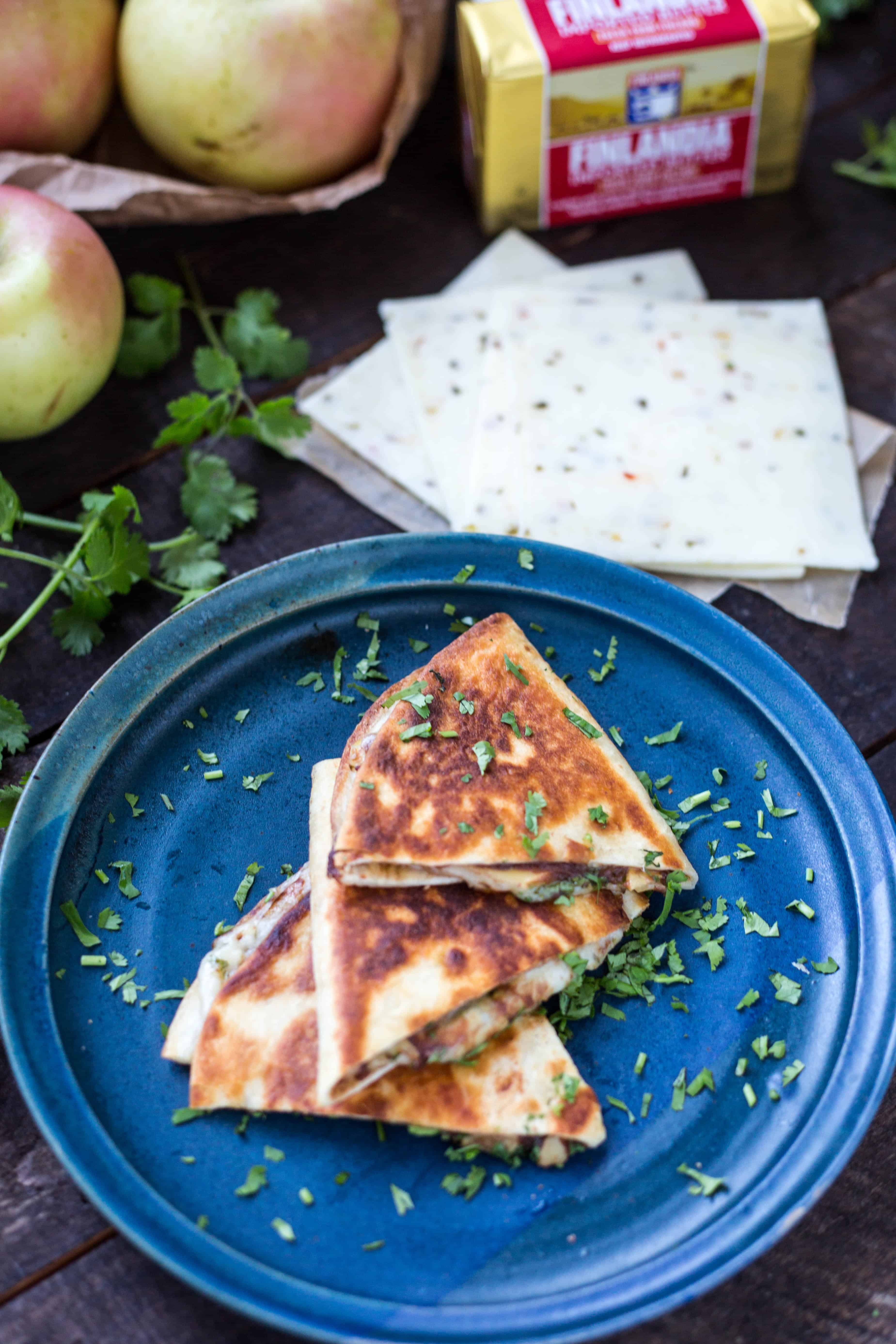 Apple Butter Quesadillas (Video!) | ColeyCooks.com
