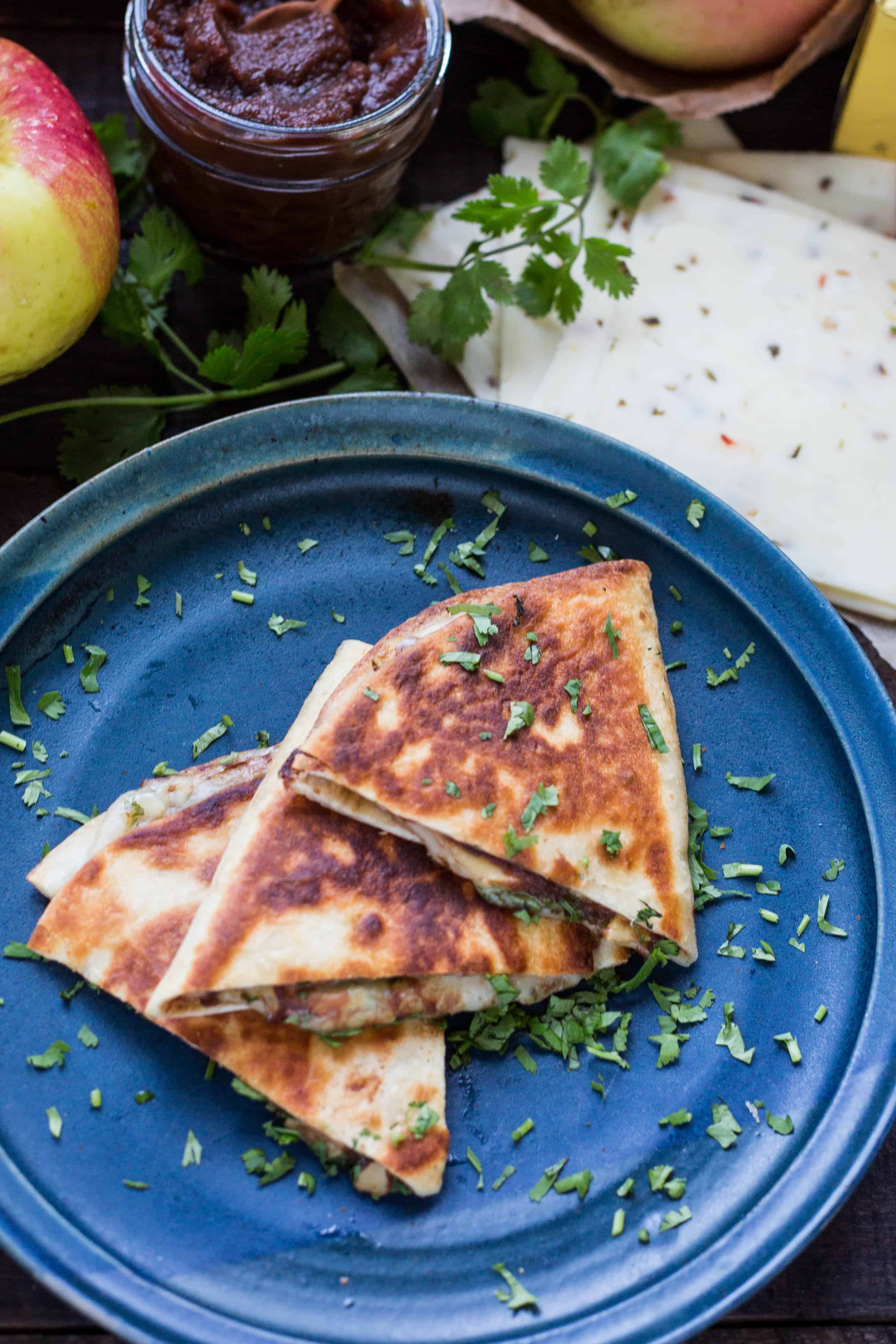 Apple Butter Quesadillas (Video!) | ColeyCooks.com