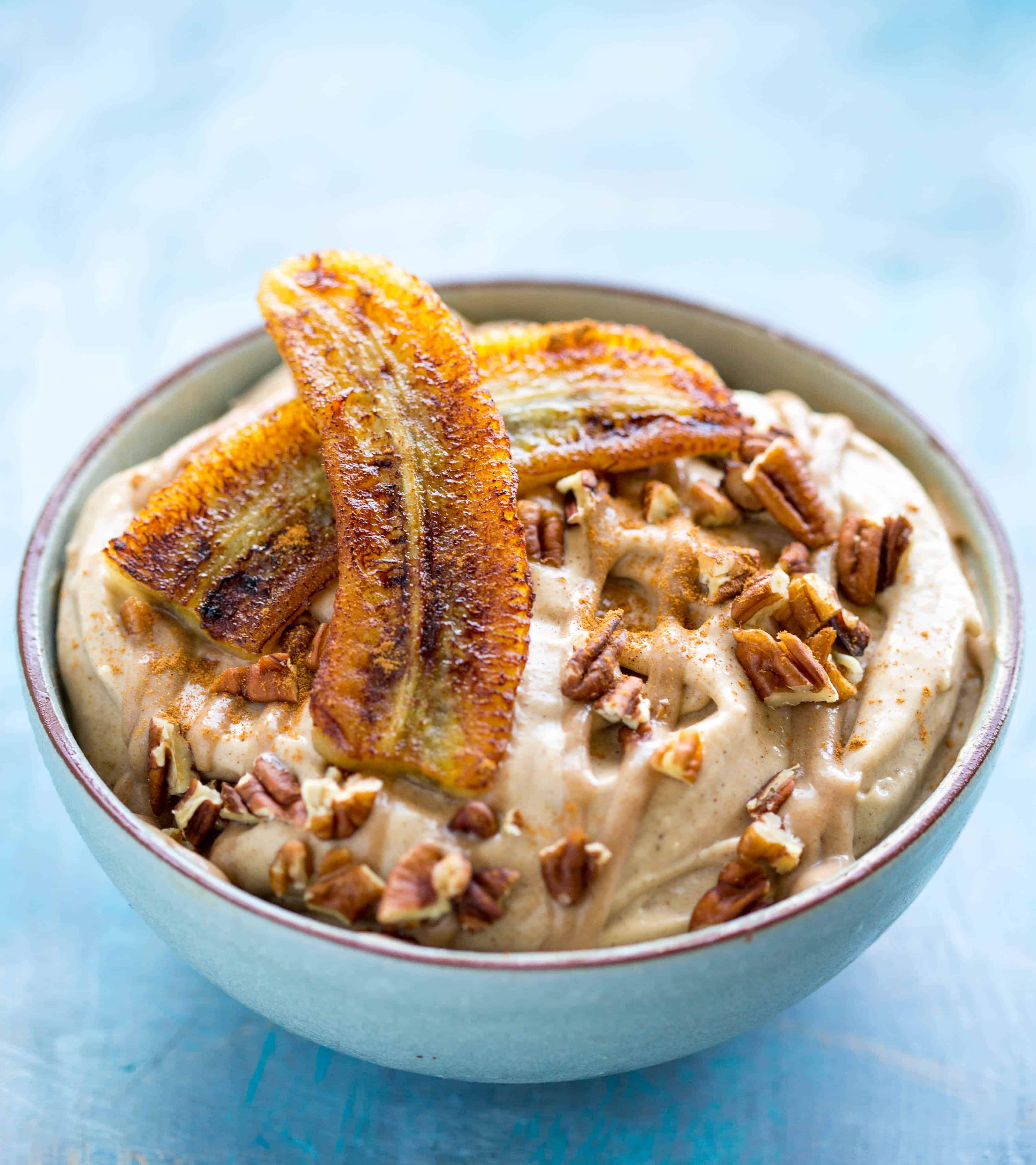 The Art of the Smoothie Bowl by Nicole Gaffney - Bananas Foster Smoothie Bowl